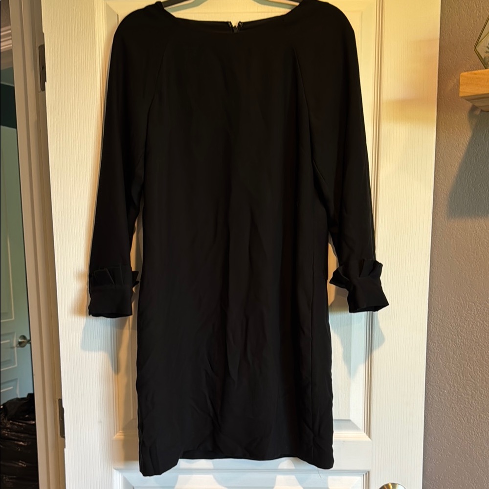 Banana Republic Black Long Sleeve Dress